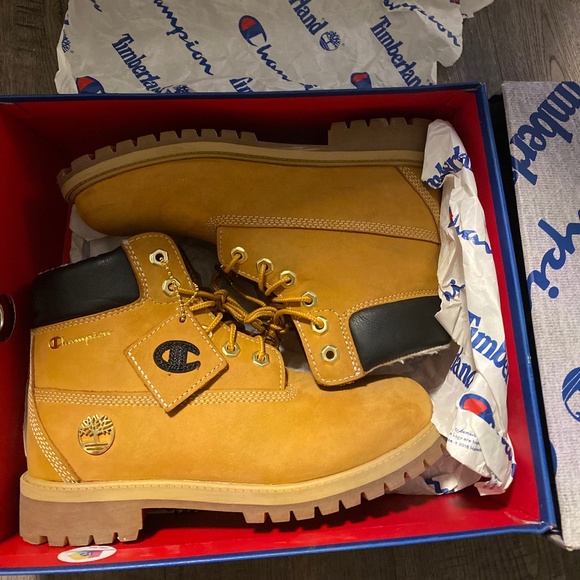 champion timberland boots